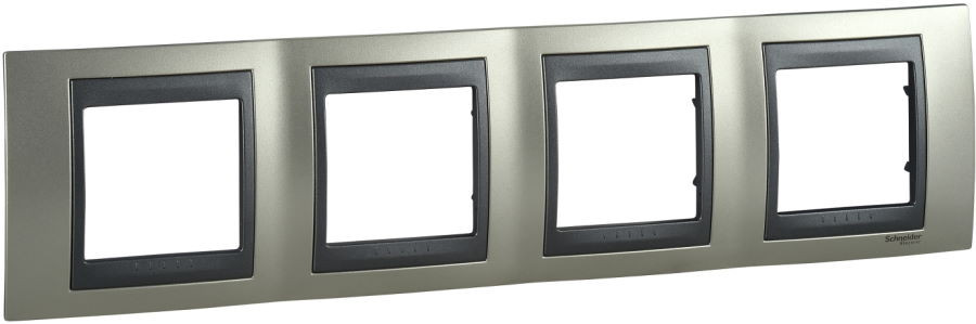 Рамка для розетки / выключателя Schneider Unica Top MGU66.008.295