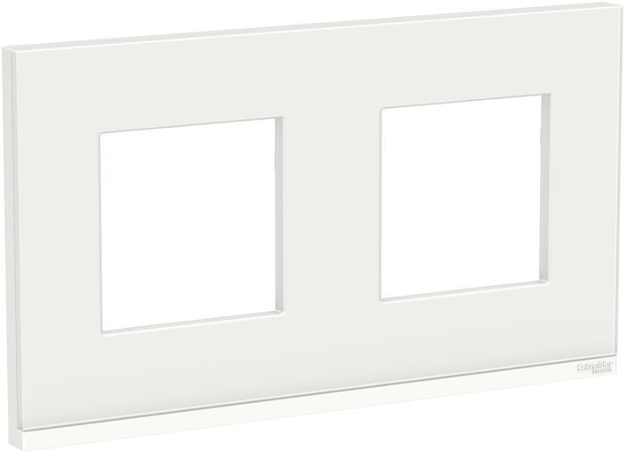 Рамка для розетки / вимикача Schneider New Unica Pure NU600485