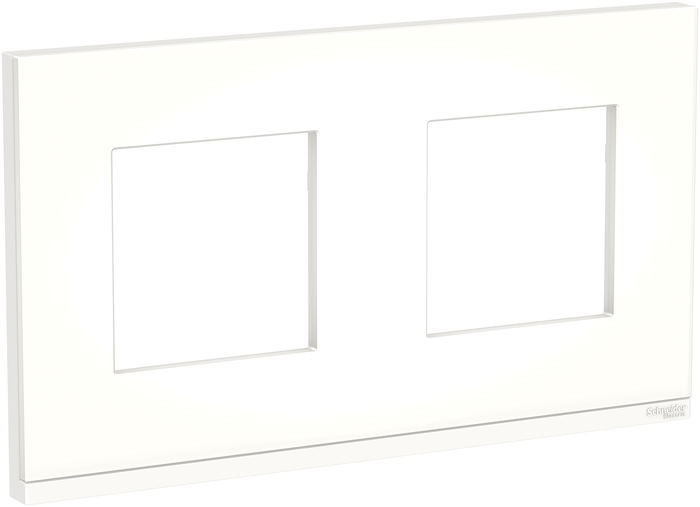 Рамка для розетки / вимикача Schneider New Unica Pure NU600489