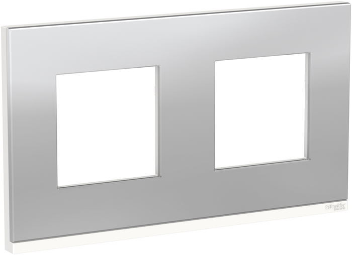 Рамка для розетки / выключателя Schneider New Unica Pure NU600480