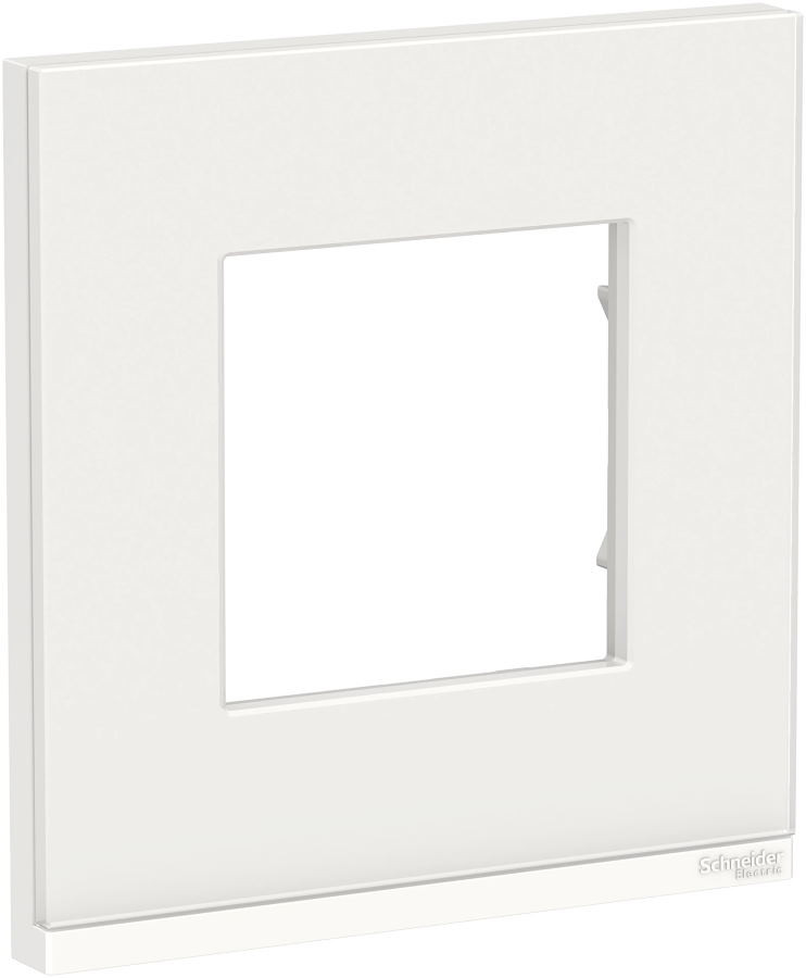 Рамка для розетки / выключателя Schneider New Unica Pure NU600285