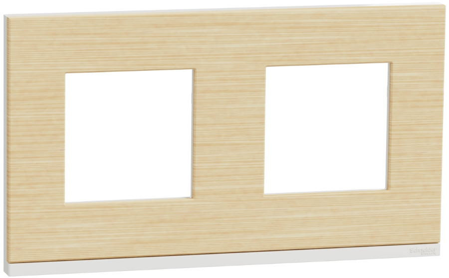 Рамка для розетки / вимикача Schneider New Unica Pure NU600483