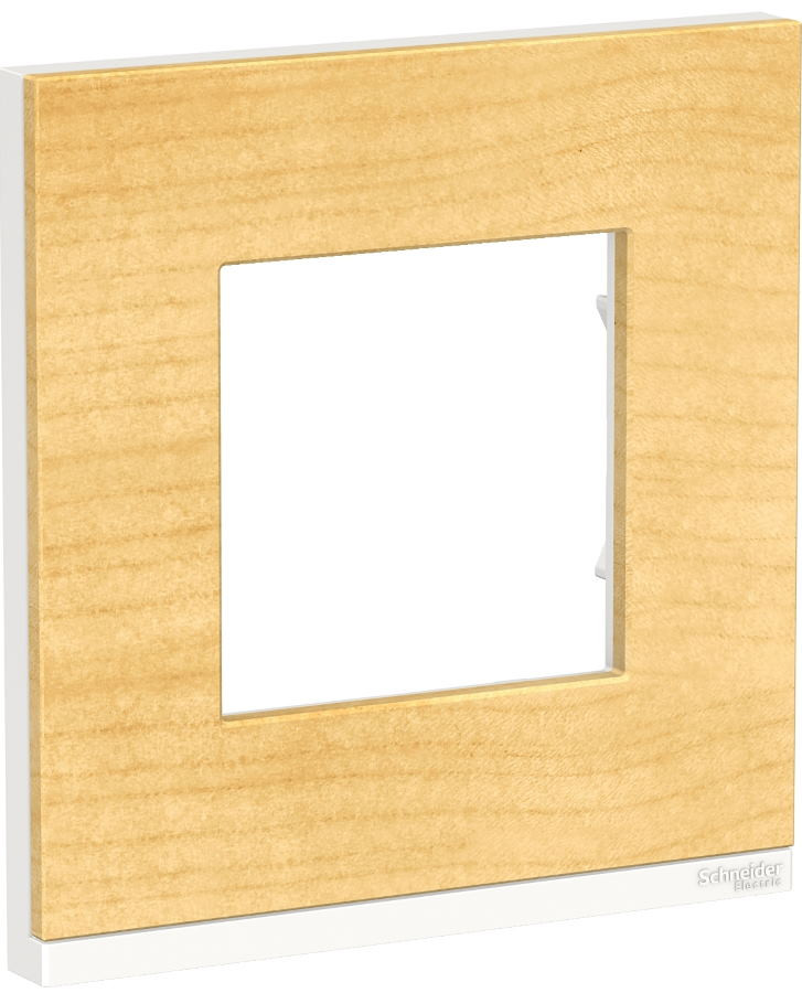 Рамка для розетки / выключателя Schneider New Unica Pure NU600283