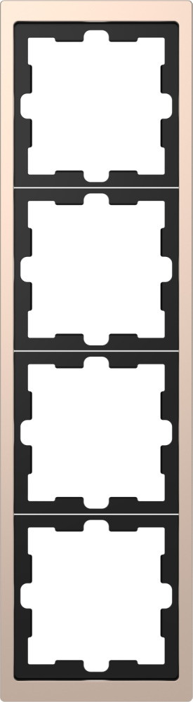 Рамка для розетки / вимикача Schneider Merten D-Life MTN4040-6551