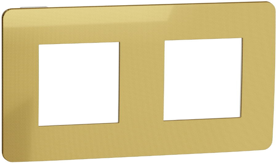 Рамка для розетки / вимикача Schneider New Unica Studio Metal NU280462