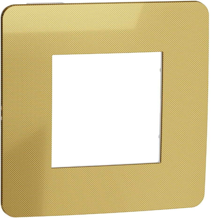 Рамка для розетки / вимикача Schneider New Unica Studio Metal NU280262