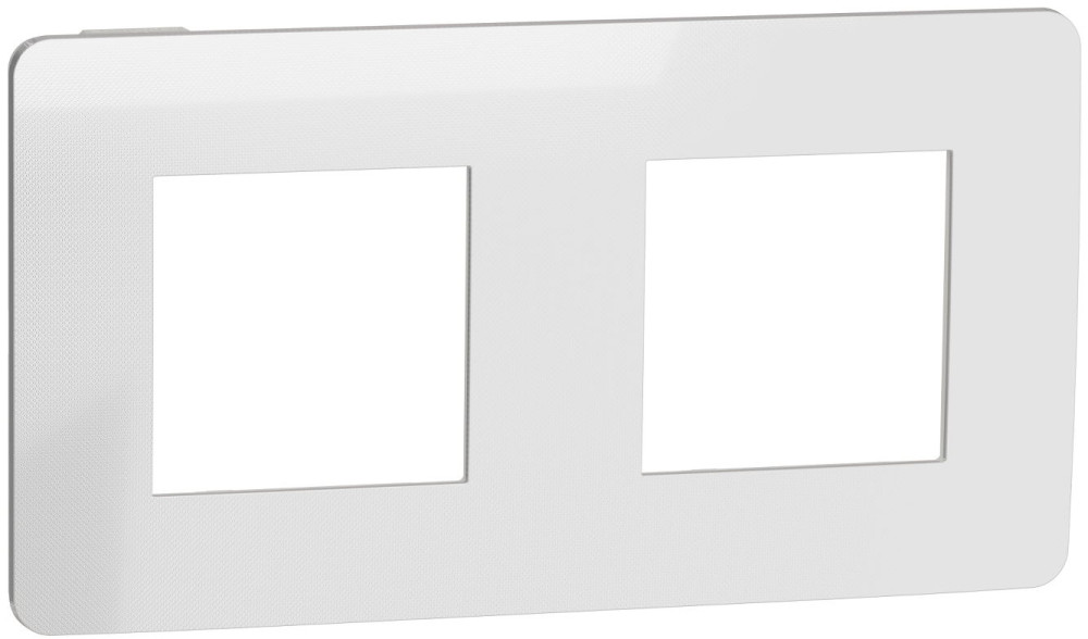 Рамка для розетки / вимикача Schneider New Unica Studio Metal NU280456