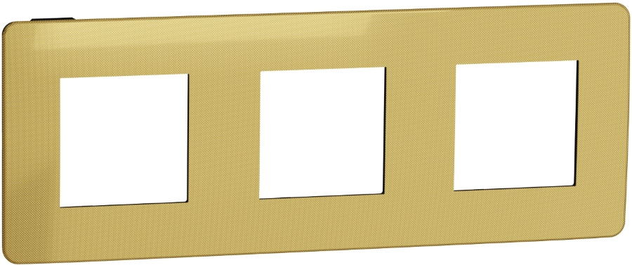 Рамка для розетки / выключателя Schneider New Unica Studio Metal NU280659