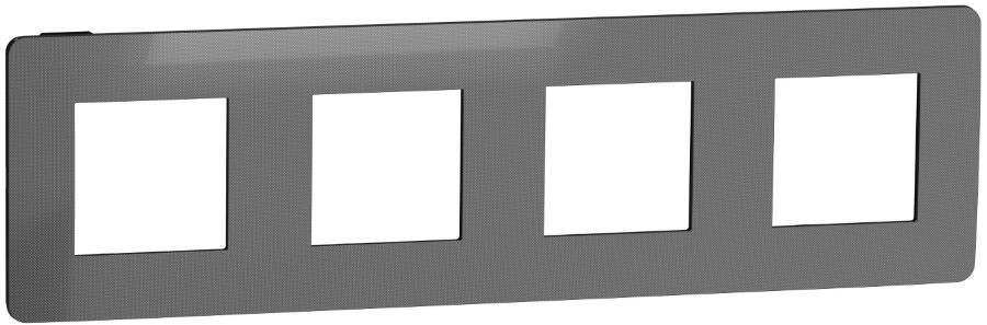 Рамка для розетки / выключателя Schneider New Unica Studio Metal NU280853