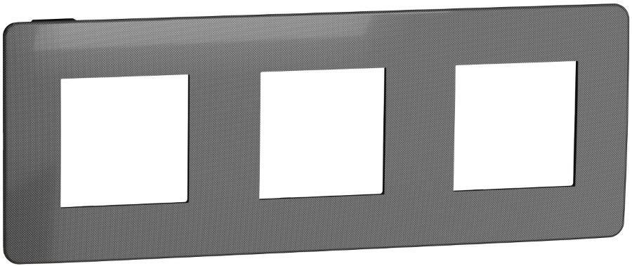 Рамка для розетки / выключателя Schneider New Unica Studio Metal NU280653