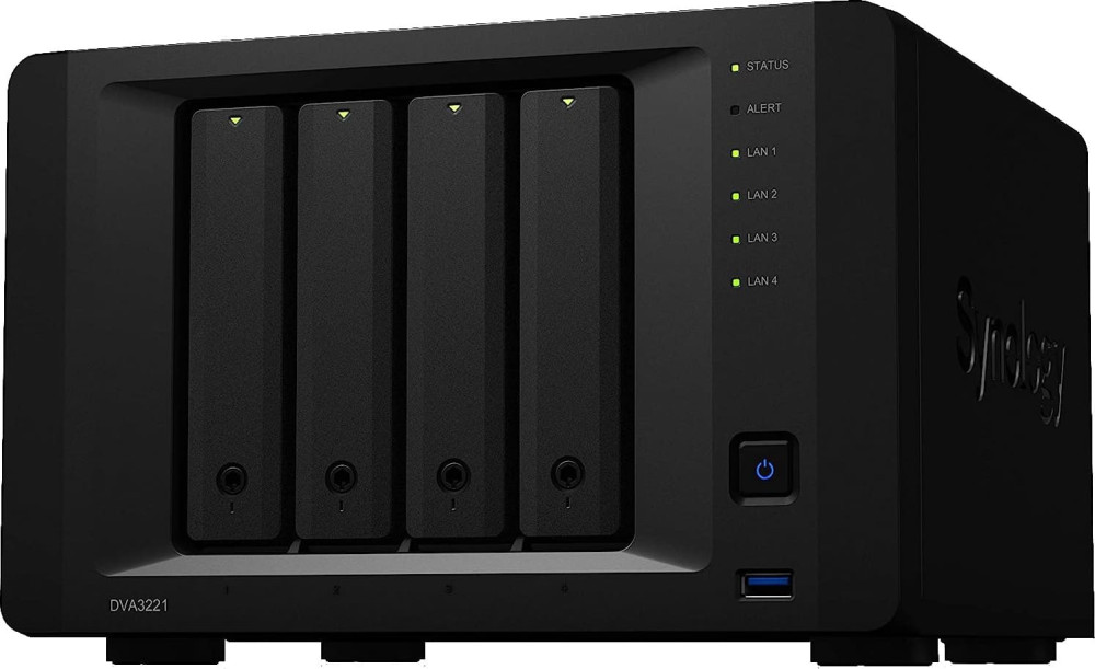 Цифровой NVR видеорегистратор Synology DVA3221
