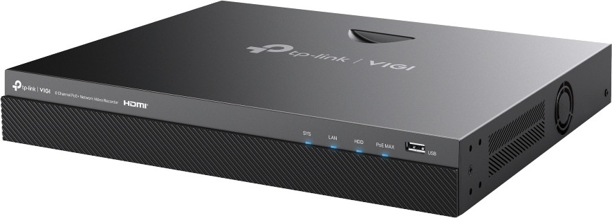 Цифровий NVR відеореєстратор TP-LINK VIGI NVR2008H-8MP