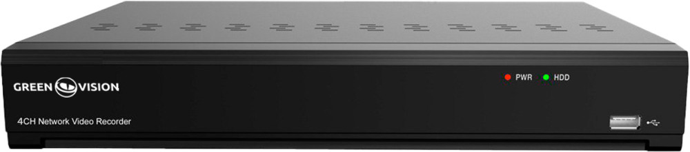 Цифровой NVR видеорегистратор GreenVision GV-N-I015/04