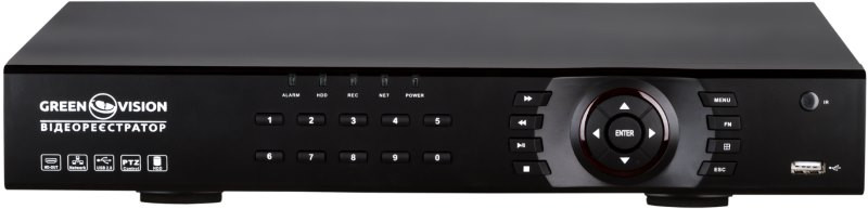 Цифровой NVR видеорегистратор GreenVision GV-N-G005/16