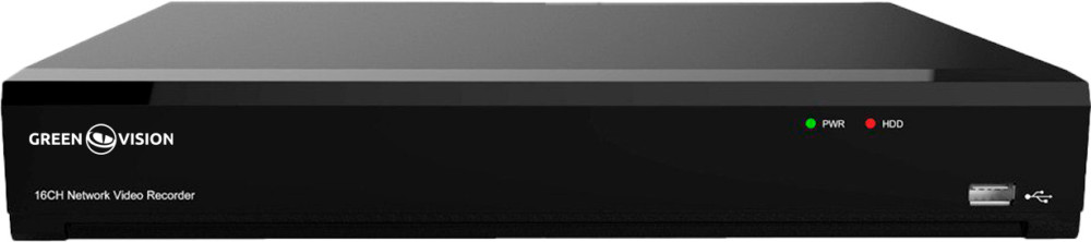 Цифровой NVR видеорегистратор GreenVision GV-N-I017/16