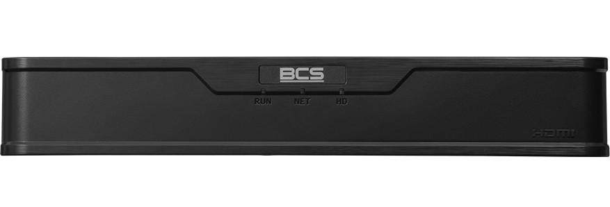 Цифровой NVR видеорегистратор BCS BCS-P-NVR0801-4K-8P(3)