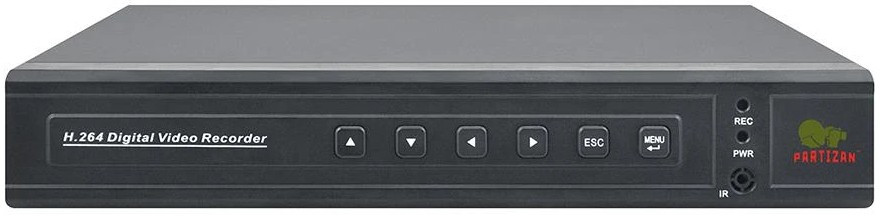 Гибридный HDVR видеорегистратор Partizan ADM-816V FullHD v4.0