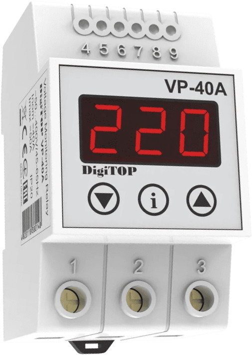 Реле напряжения DigiTOP V-protector VP-40A