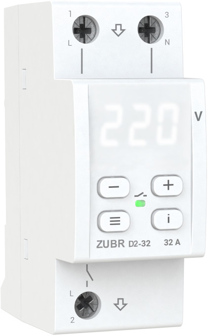 Реле напряжения Zubr D2-32