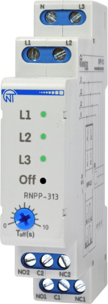 Реле напряжения Novatek-Electro RNPP-313