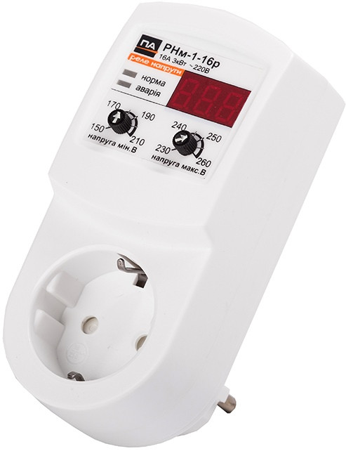 Реле напряжения PromAvtomatika RNm-1-16r