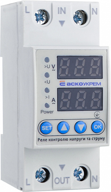 Многофункциональное реле ASKO-UKREM RKV 2P 40A