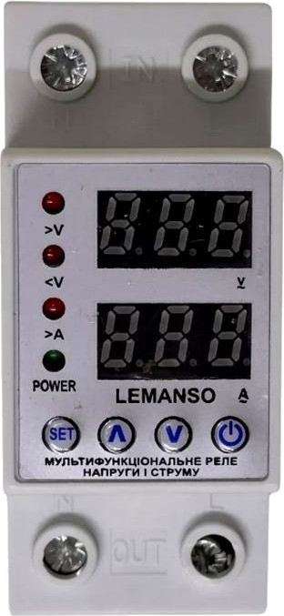 Реле напряжения Lemanso LM31525-63A