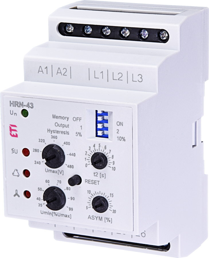 Реле напряжения ETI HRN-43 400V AC
