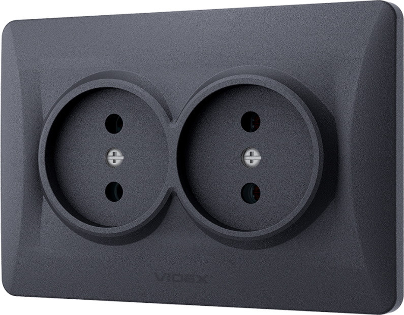Розетка Videx VF-BNSK2-BG
