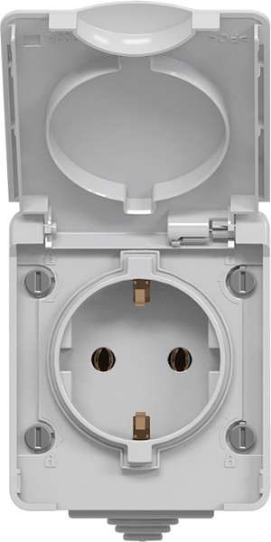 Розетка Videx VF-BNW21G-G