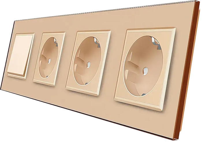 Розетка Livolo VL-C7K1/FCTC16A/FCTC16A/FCTC16A-8AP