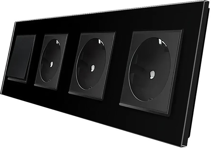 Розетка Livolo VL-C7K1/FCTC16A/FCTC16A/FCTC16A-8BP