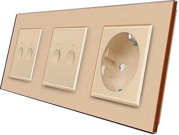 Розетка Livolo VL-C7FC2S/FC2S/FCTC16A-6AP