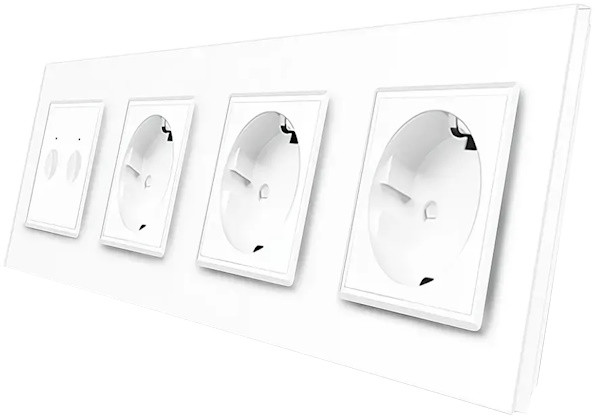 Розетка Livolo VL-C7FC2/FCTC16A/FCTC16A/FCTC16A-8WP