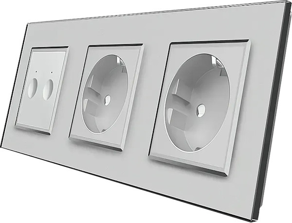 Розетка Livolo VL-C7FC2/FCTC16A/FCTC16A-6IP