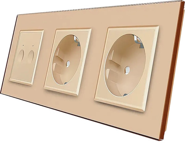 Розетка Livolo VL-C7FC2/FCTC16A/FCTC16A-6AP