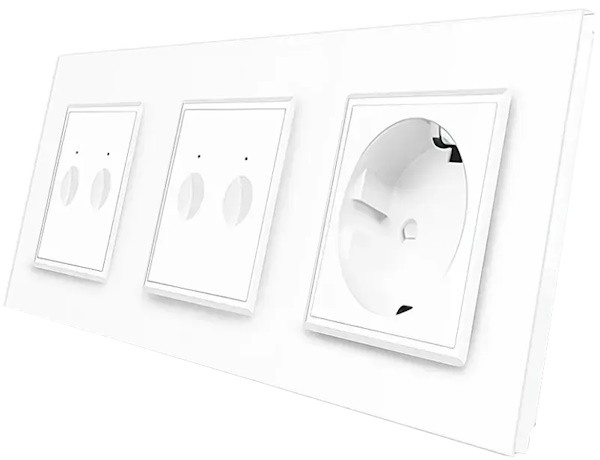 Розетка Livolo VL-C7FC2/FC2/FCTC16A-6WP