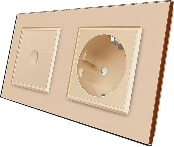 Розетка Livolo VL-C7FC1S/FCTC16A-4AP