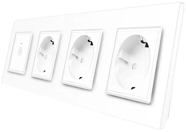 Розетка Livolo VL-C7FC1/FCTC16A/FCTC16A/FCTC16A-8WP