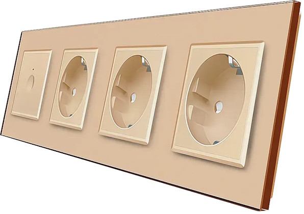 Розетка Livolo VL-C7FC1/FCTC16A/FCTC16A/FCTC16A-8AP