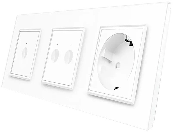 Розетка Livolo VL-C7FC1/FC2/FCTC16A-6WP