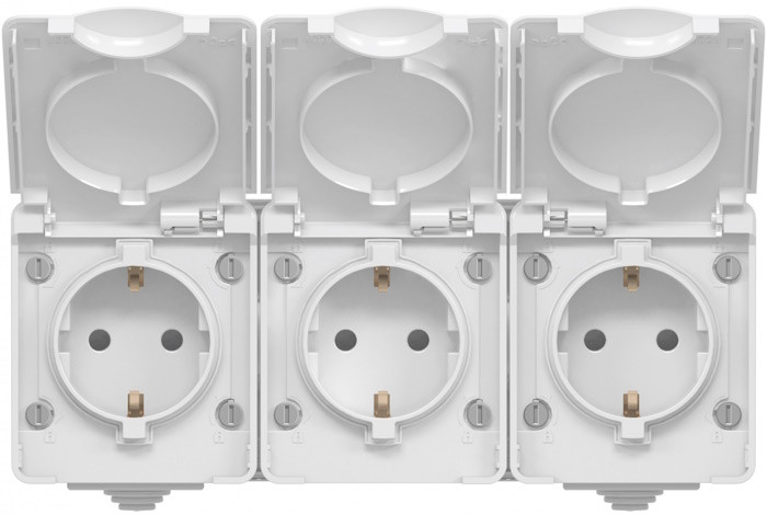 Розетка Videx VF-BNW23G-G