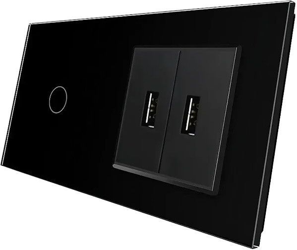 Розетка Livolo VL-C701/2USB-12