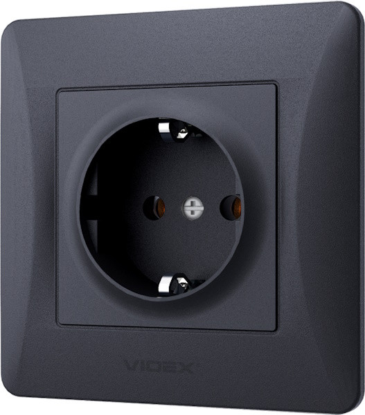 Розетка Videx VF-BNSK1G-BG