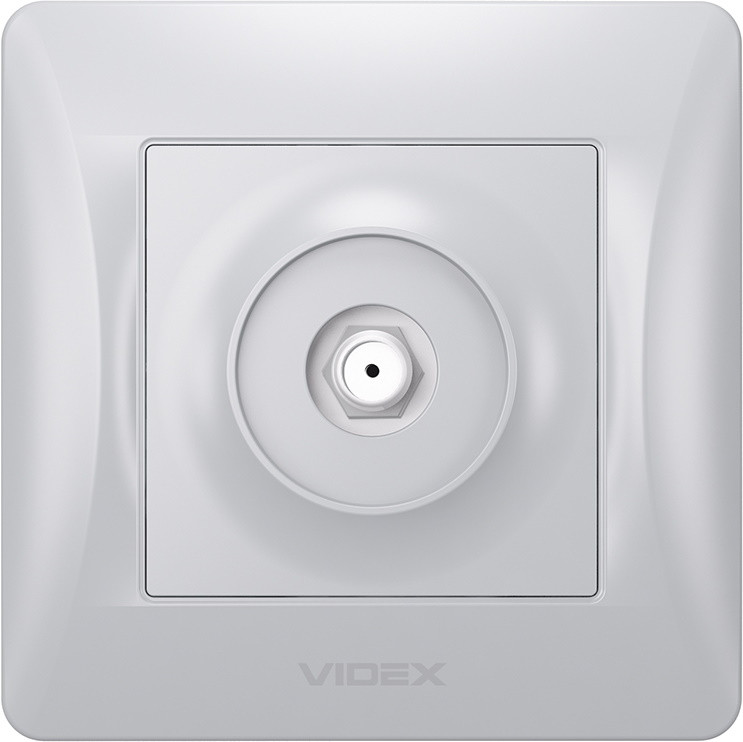 Розетка Videx VF-BNSK1SATE-SS