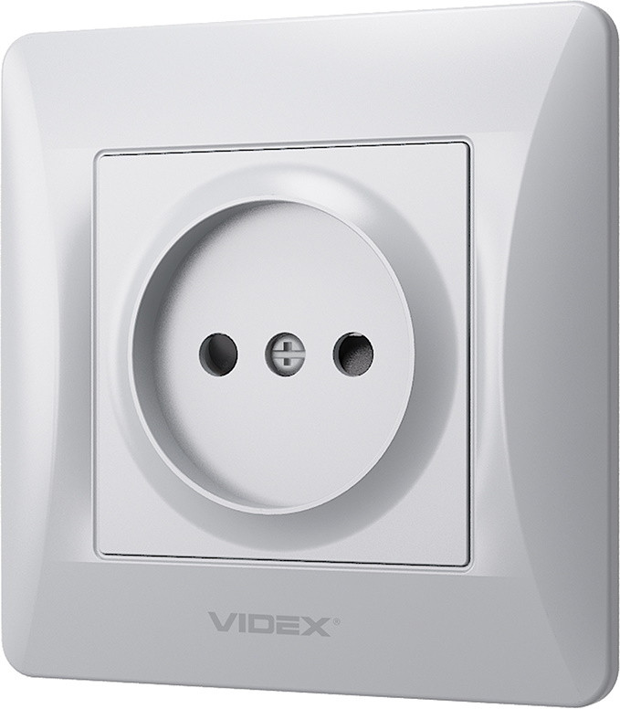 Розетка Videx VF-BNSK1-SS