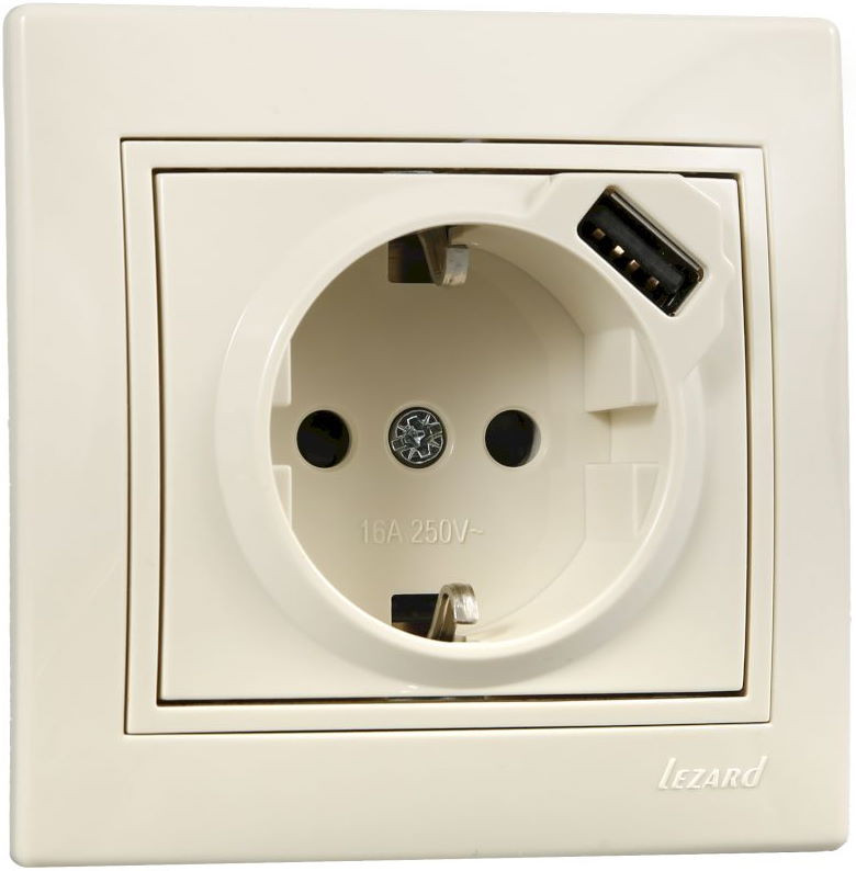 Розетка Lezard Mira 701-0303-181