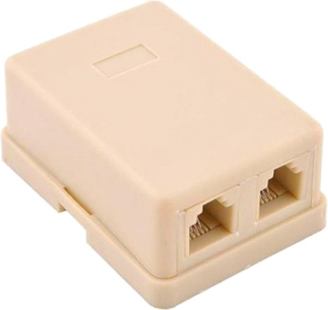 Розетка RITAR UTP 6P4C RJ12 2 port Q50