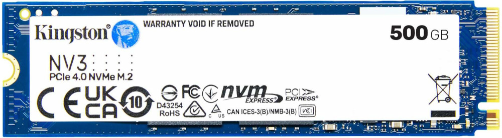 SSD Kingston NV3 2280 SNV3S/500G 500 ГБ