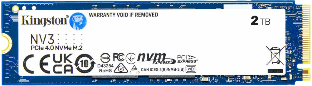 SSD Kingston NV3 2280 SNV3S/2000G 2 ТБ